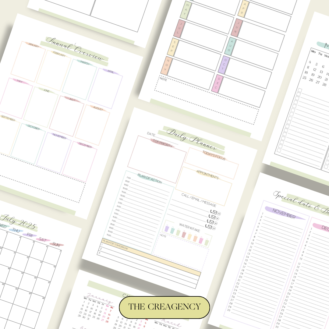 2025-2026 Life Planner | Productivity Planner