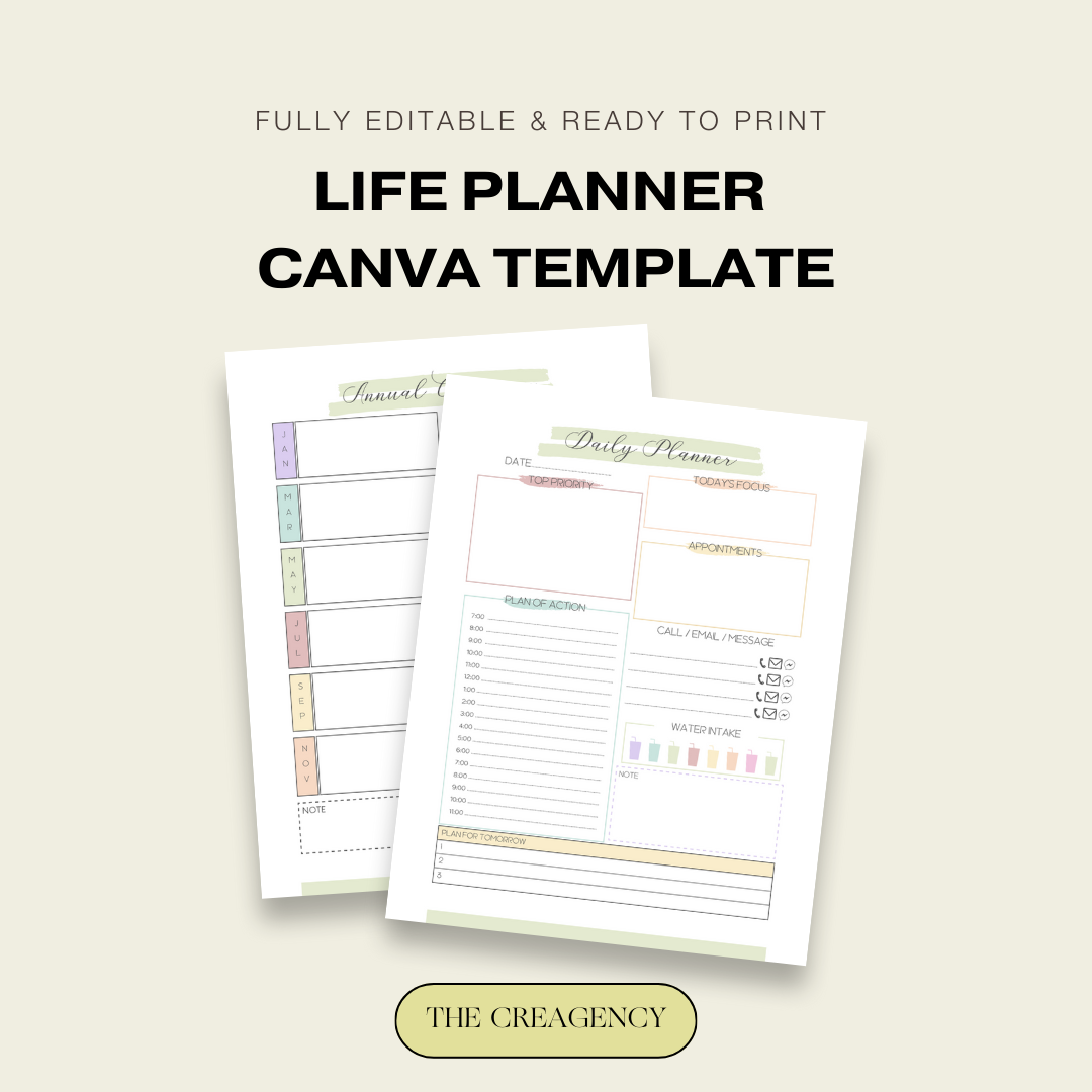 2025-2026 Life Planner | Productivity Planner