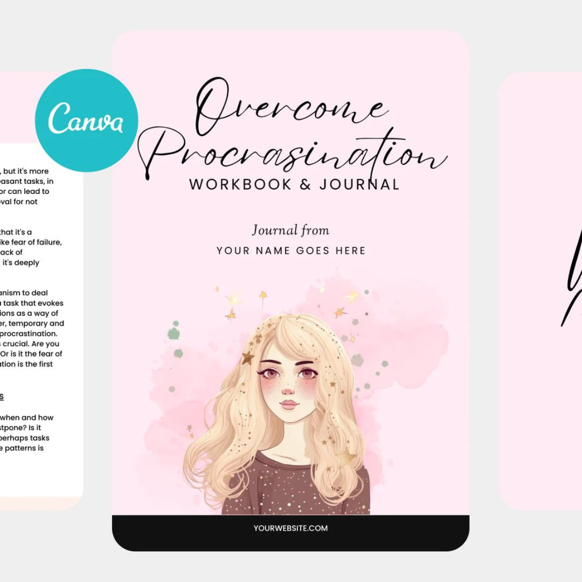 Feminine PLR Planner Bundle