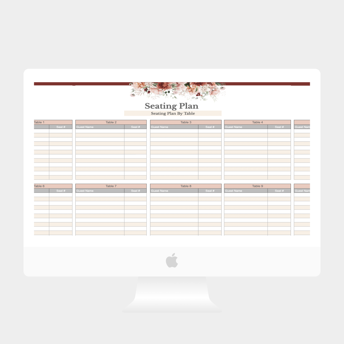 Event Planning Google Sheets Template