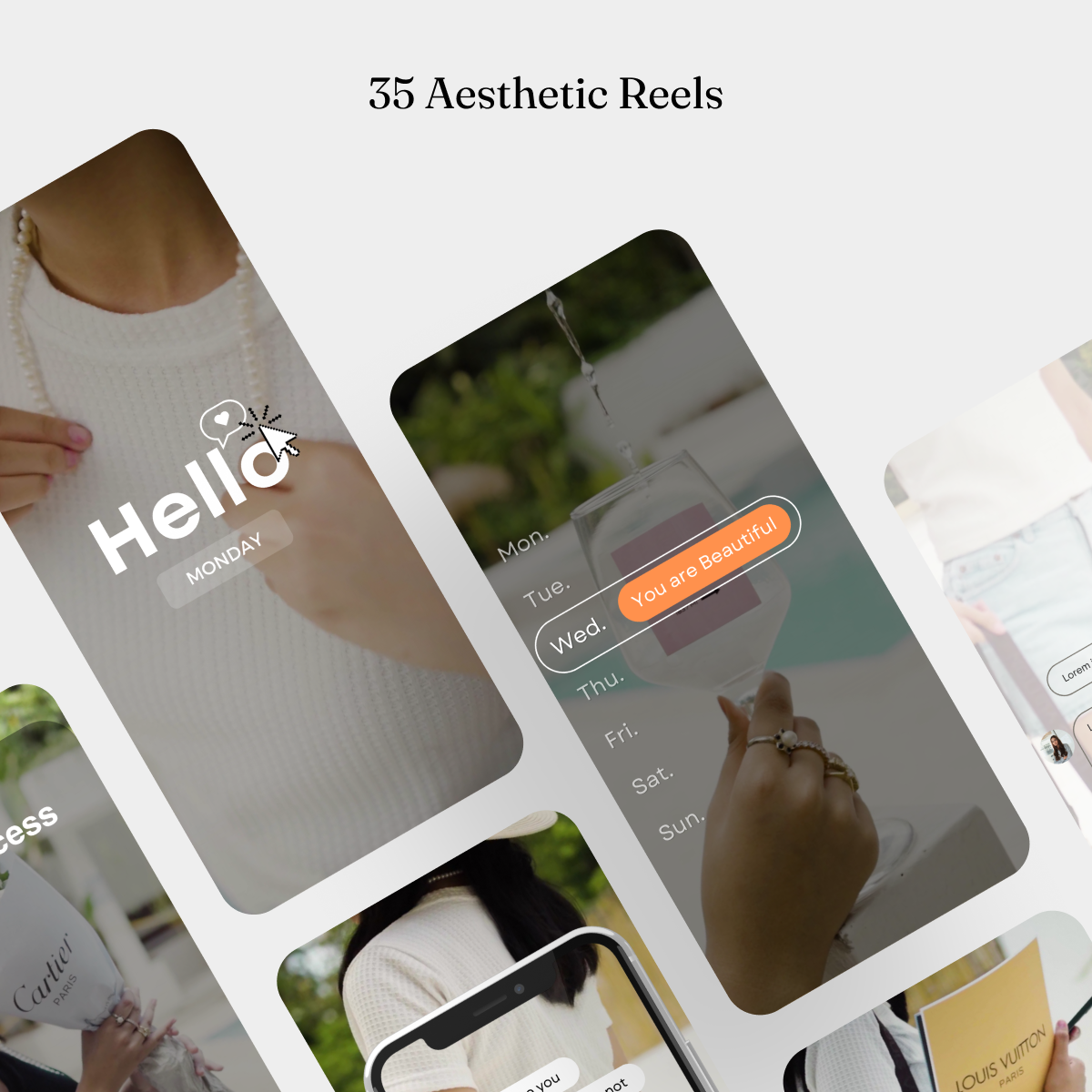 Elegant Women Faceless Content Bundle