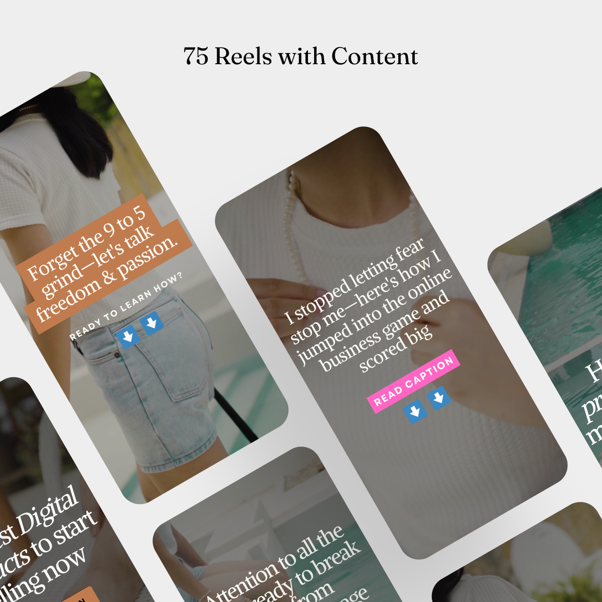 Elegant Women Faceless Content Bundle