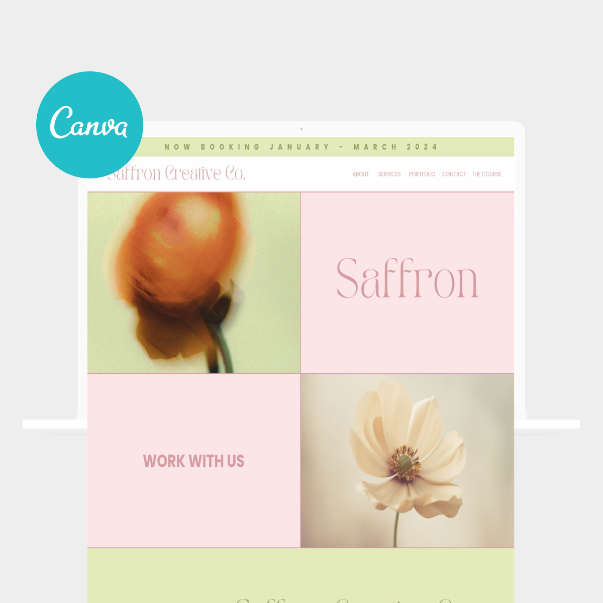 Canva Website Template Bundle (5 websites)