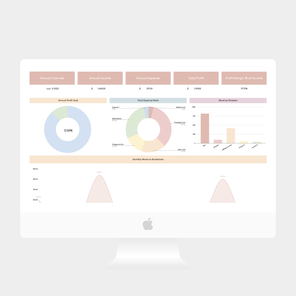 Small Business Bookkeeping Spreadsheet