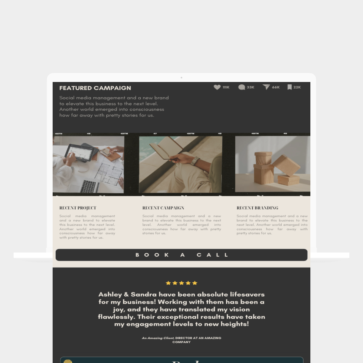 Bold Canva Website
