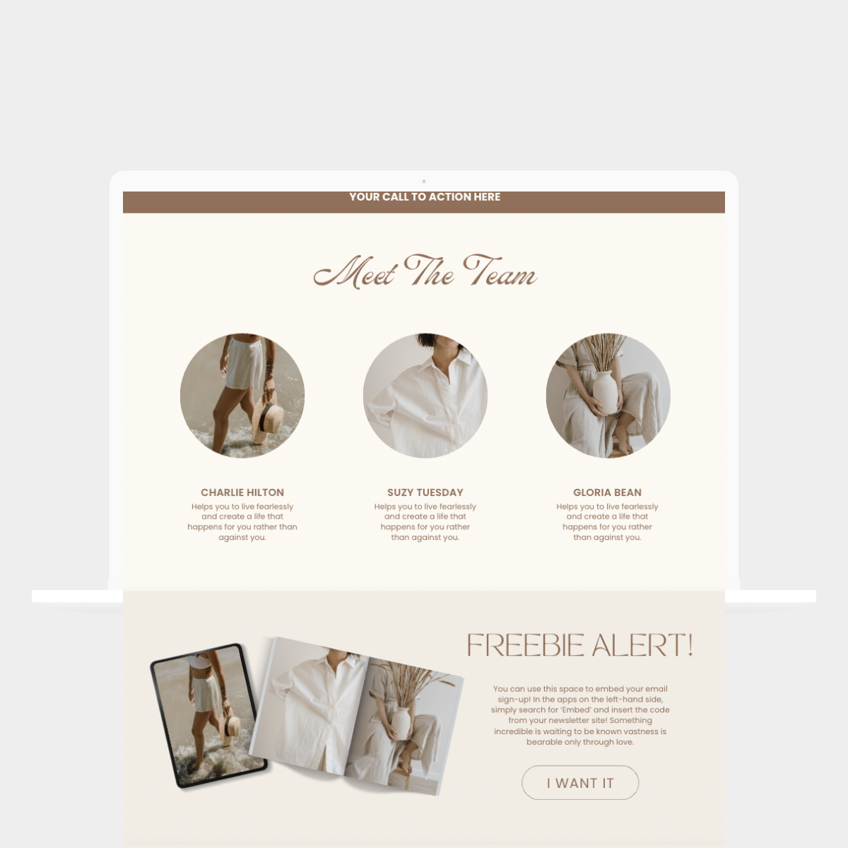 Minimal Canva Website