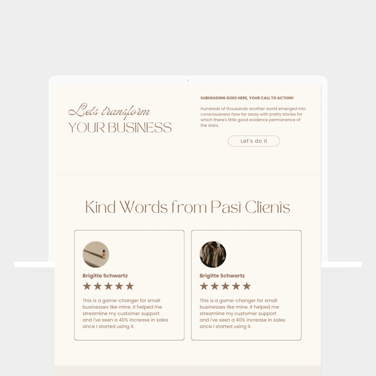 Minimal Canva Website