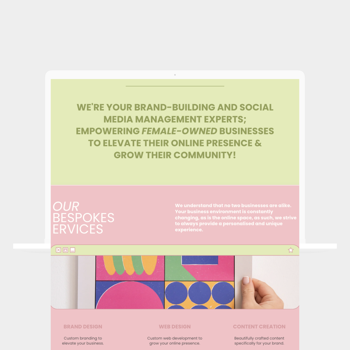 Pastel Canva Website