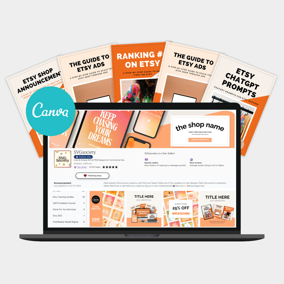 Etsy Digital Shop Bundle