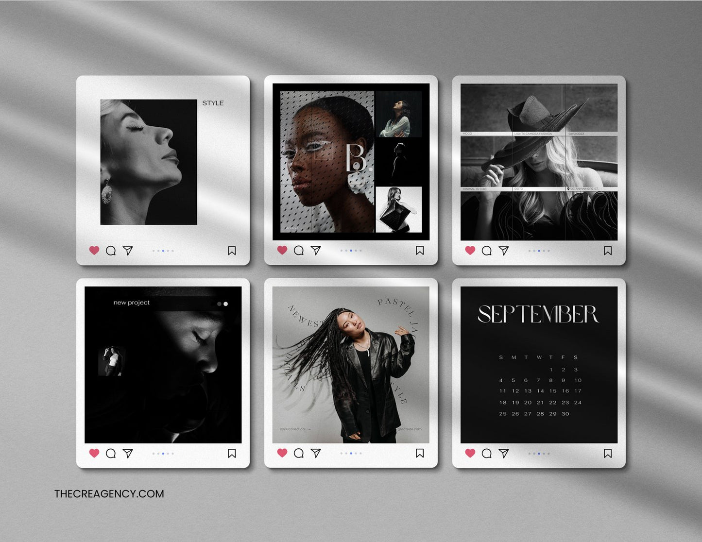 25 Editorial Minimalist Social Media Post | Canva Template - The Creagency LLC