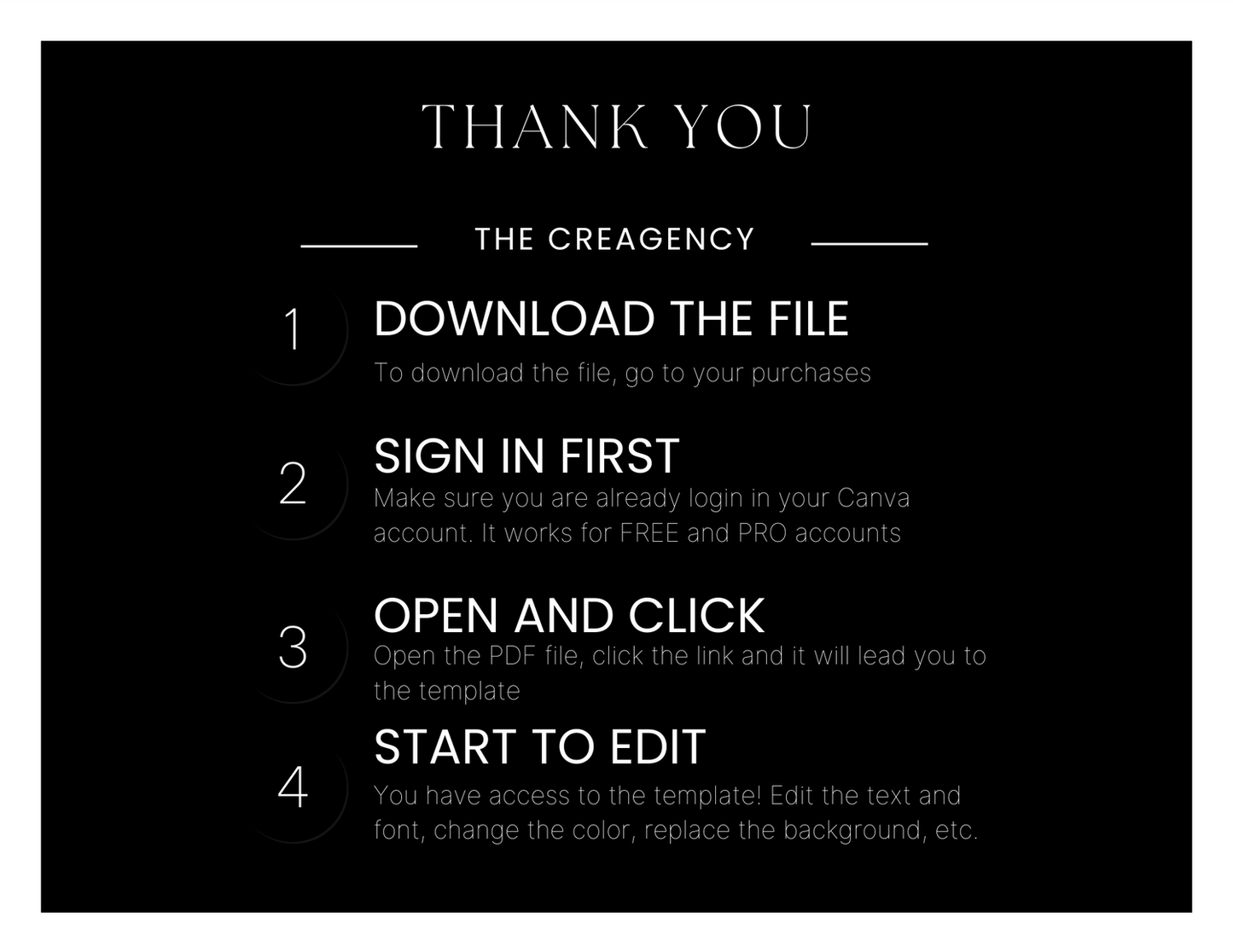 25 Editorial Minimalist Social Media Post | Canva Template - The Creagency LLC