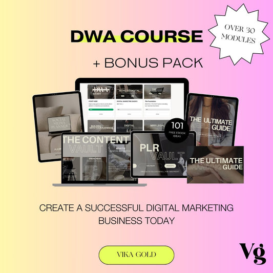 Digital Wealth Academy (DWA) Bundle + Exclusive Support (with MRR) - The Creagency LLC