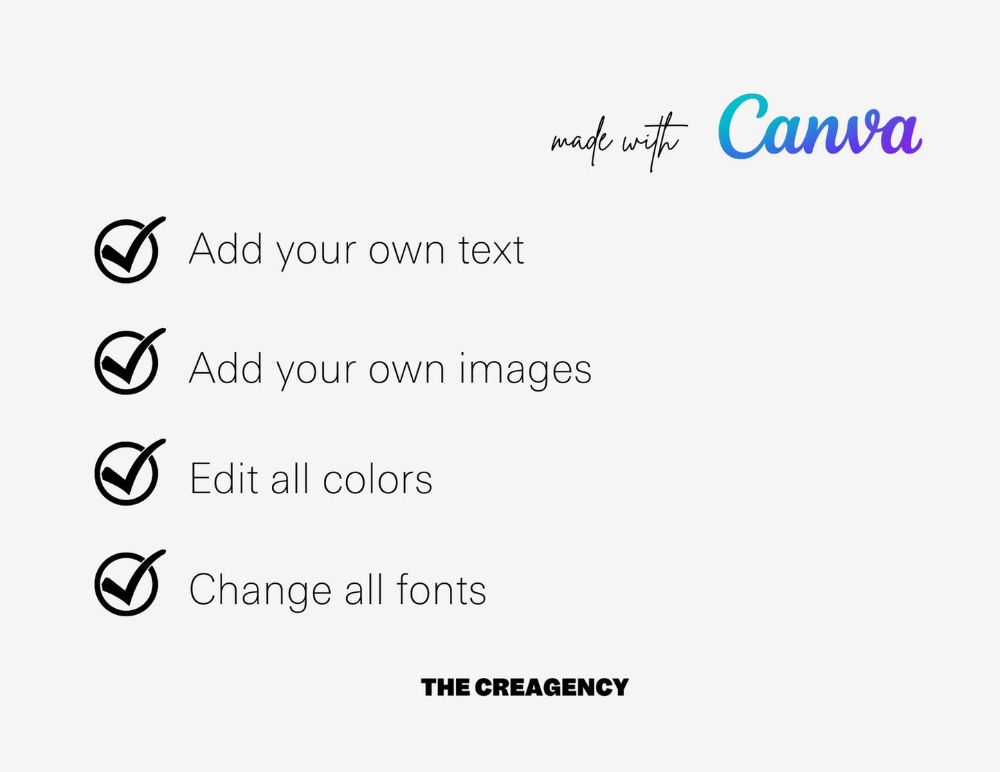 25 Editorial Minimalist Social Media Post | Canva Template - The Creagency LLC