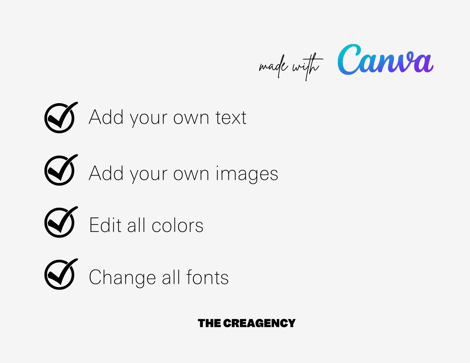 25 Editorial Minimalist Social Media Post | Canva Template - The Creagency LLC