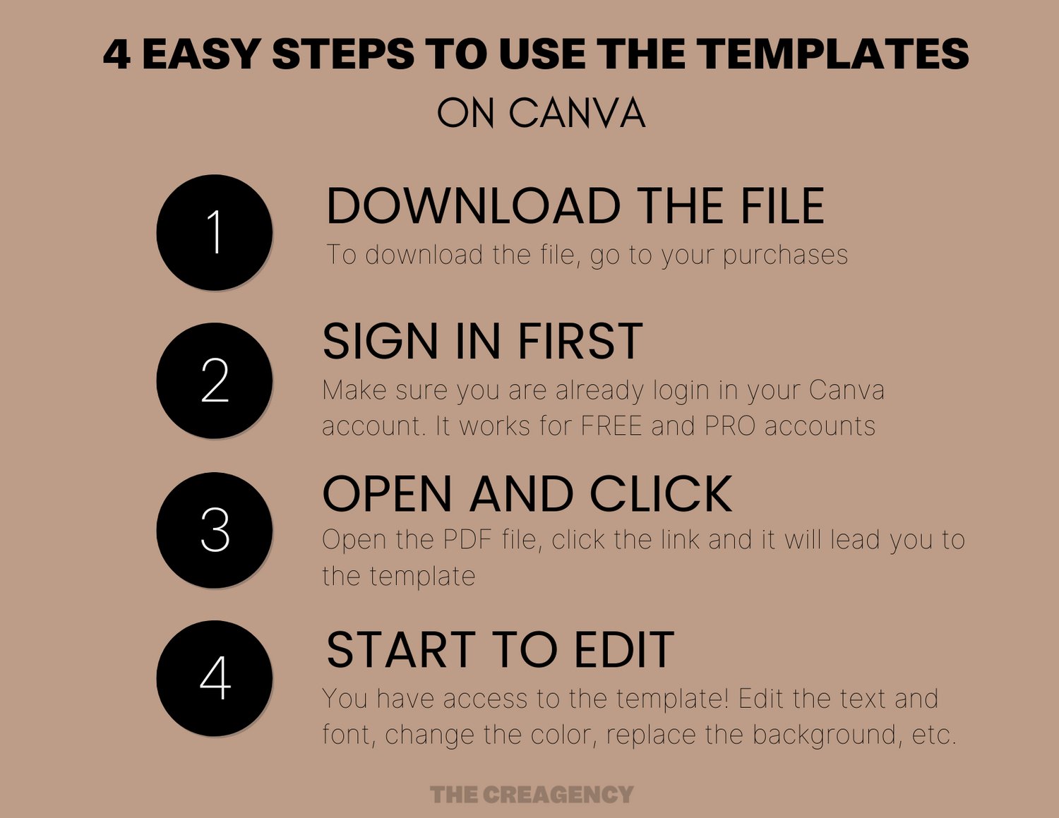 30 Canva Templates for Business Coach | Social Media Templates | Aesthetic Branding & Marketing Kit - The Creagency LLC